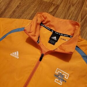 Adidas Tennessee Vols Jacket Women‎ Medium Orange Windbreaker ClimaProof Mint